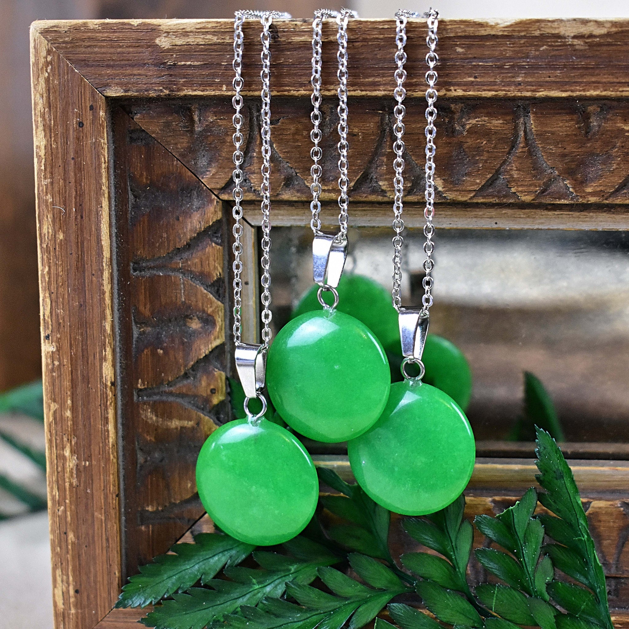 Jade statement clearance necklace